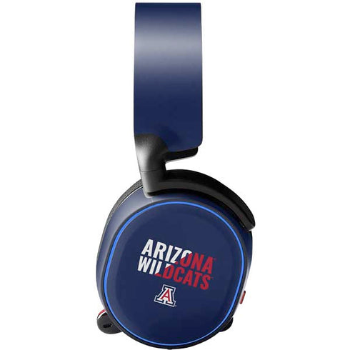 University of Arizona Wildcats Logo Split Blue SteelSeries Arctis 3 Skin